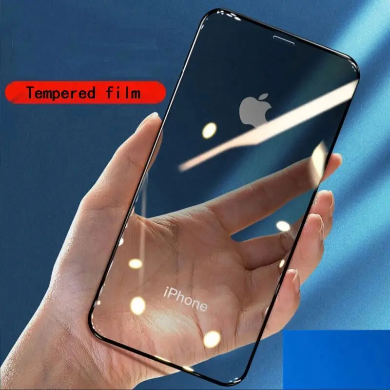 for iPhone 13 Screen Protector 12 Packs Glass 3D Full Frame Premium Tempered 9H Hardness PET Soft Edge Easy Apply for iPhone 12