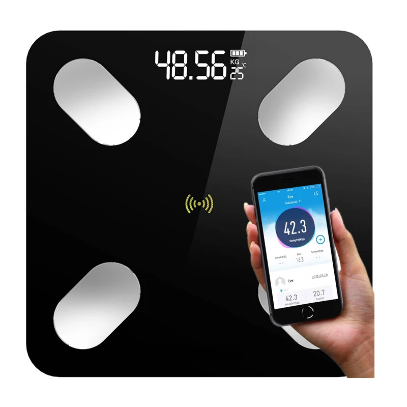 
396Lb Digital Battery Lcd Display Unique Bathroom Body Scales 