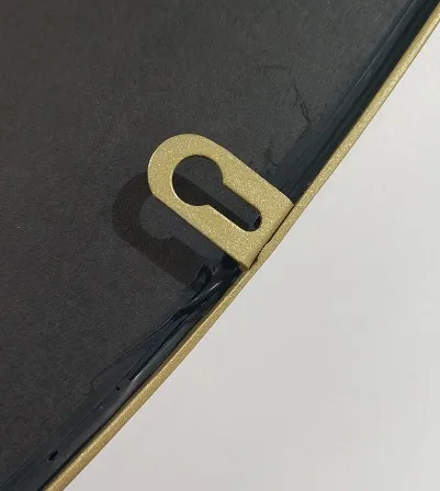 Оптовая продажа, тяжелые настенные зеркала 18x24 дюйма из золотистого металла