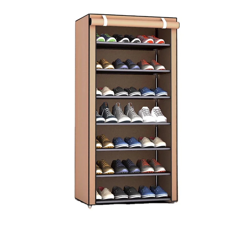Smart-Furn shoe rack cabinet organizer modular storage closet cube portable plastic box stand layer with door modern design