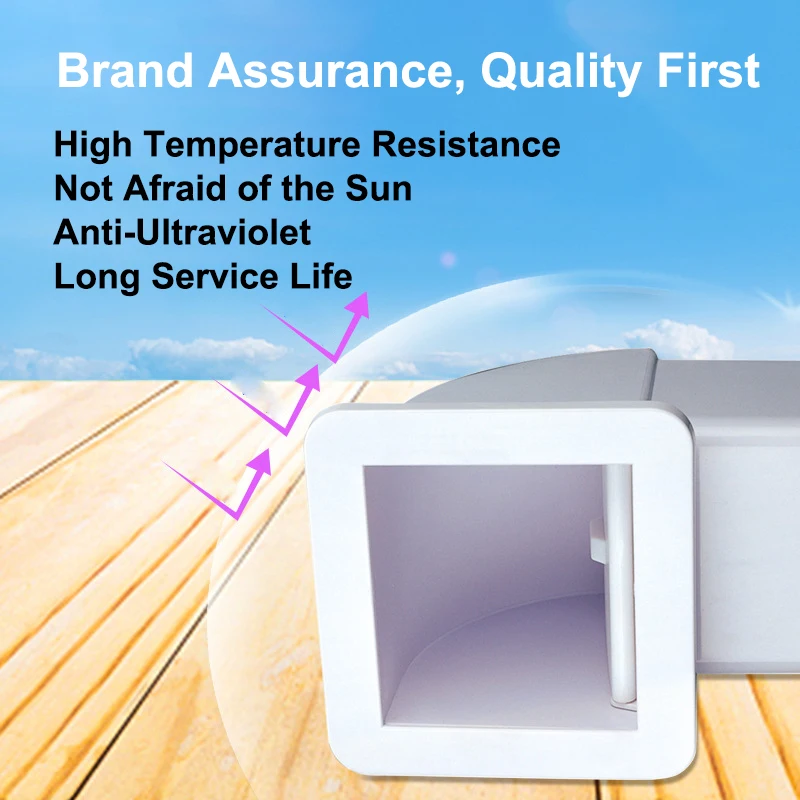 Baobiao OEM Cheap Above Ground Wide Mouth ABS Swimming Accessory Pool Plastic Floating Cleaning Pools Skimmers Wall Skimmer