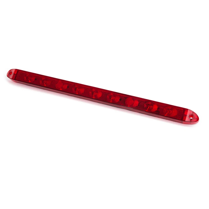 DOT E-mark approved waterproof Hot salesled tailgate tail light bar strip 17 inch red/amber led light bar 24v third break light