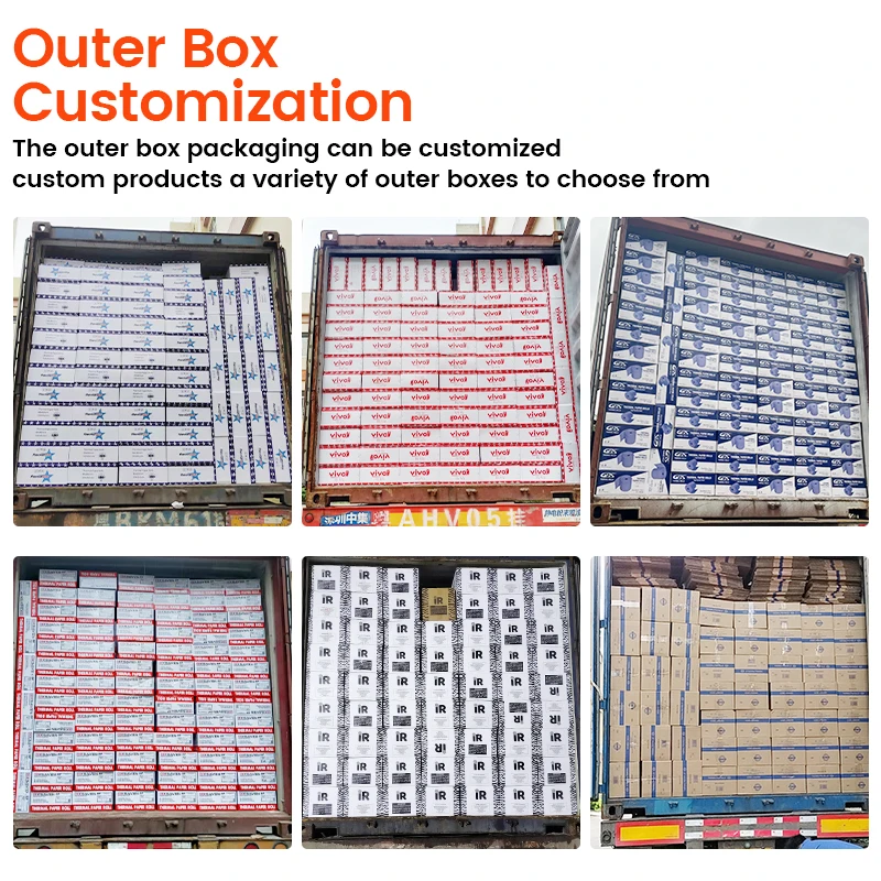 2 1/4x50 cash register making 38mm thermal paper roll blue  57x38 70mmx50mm 80x80mm box 60 meters