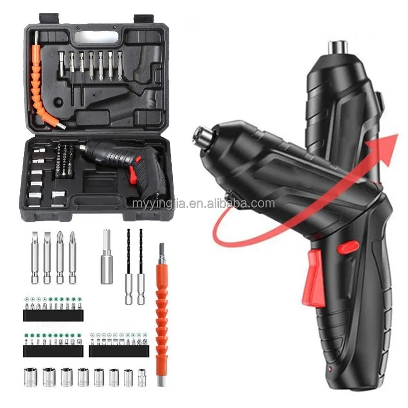 3.7V Precision Quality Battery Screwdriver Kit Cordless Electric Drill Screwdriver