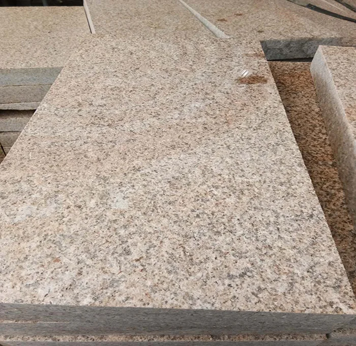 Polished Yellow Honey Jasper Cobbles 1-Year Warranty for Outdoor Floor Garden Park Made from Calcite & Limestone Marble Blocks