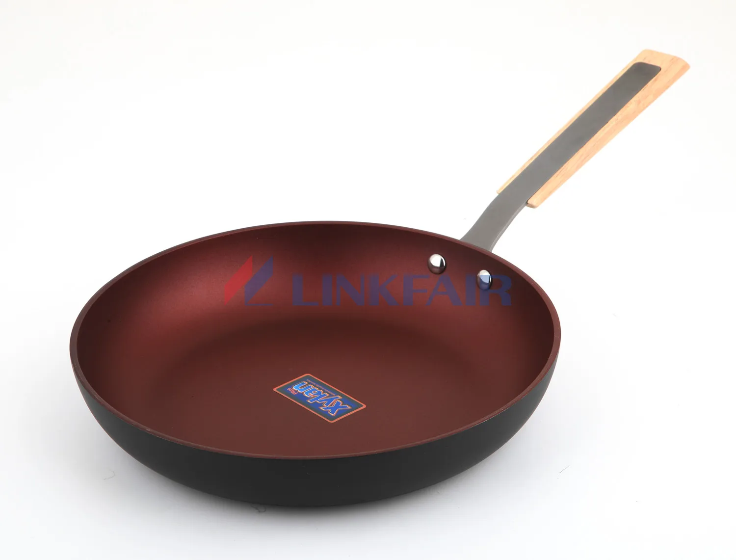 Linkfair 7-Piece Non Stick Aluminum Cookware set red saucepan/dutch oven/saute pan/frypan for wholesale