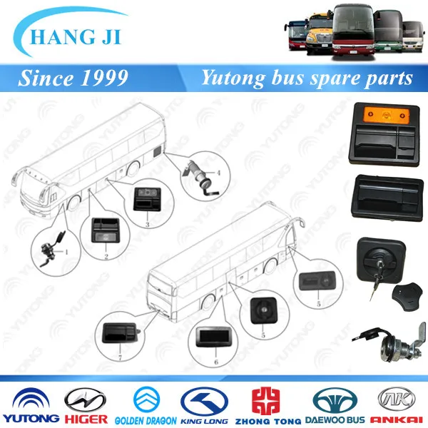 
Africa market new model ZK6129H yutong bus auto parts bus lights 