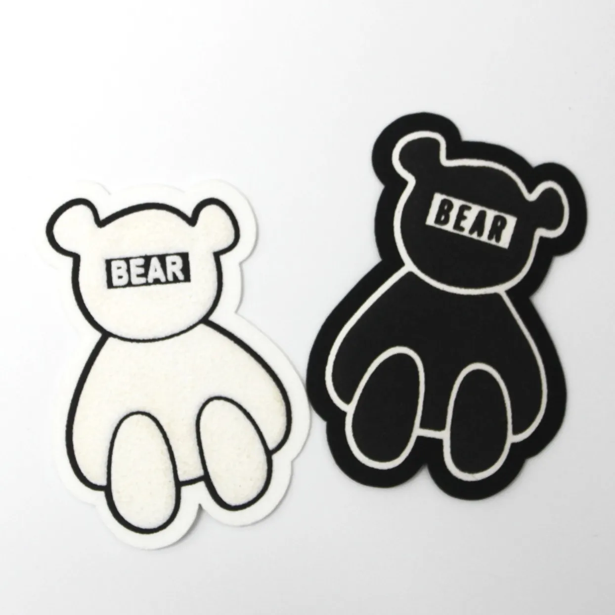 Custom brand jeans clothing PU Label Leather Patch For Garment jean
