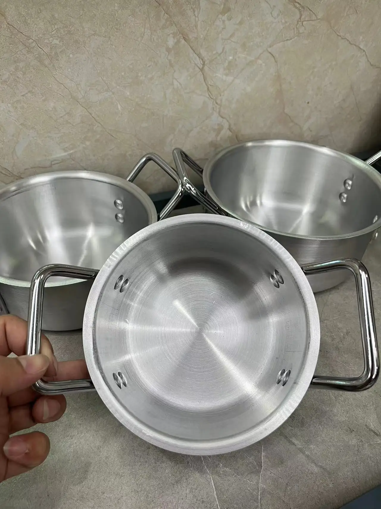 TIANKANG factory 14pcs aluminum cookware set kitchen ware pot set juego de ollas induction cooking soup pots casseroles