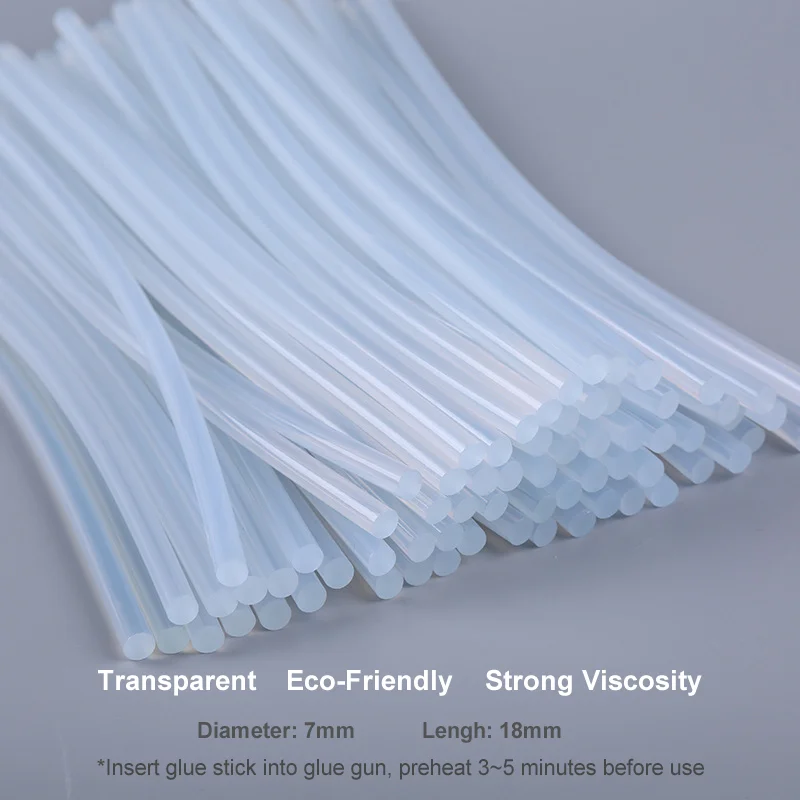 20W Colorful Plastic Battery Rechargeable Hot Melt Glue Gun With 30pcs 7mm Glue Stick For Handmade Arts Crafts