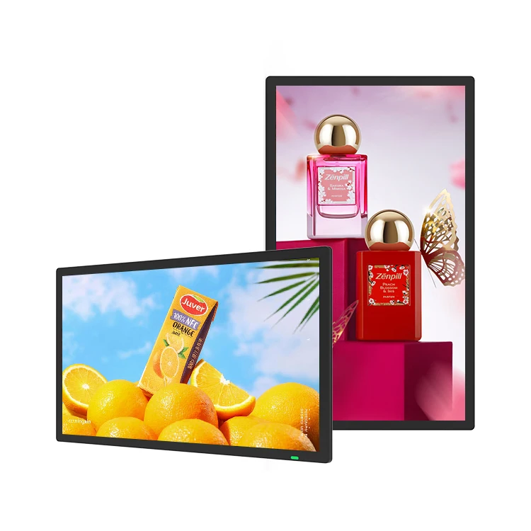 Ultra Thin Wall Mounted 1080P Screen 21.5 inch Portable Lcd Digital Advertising Screen