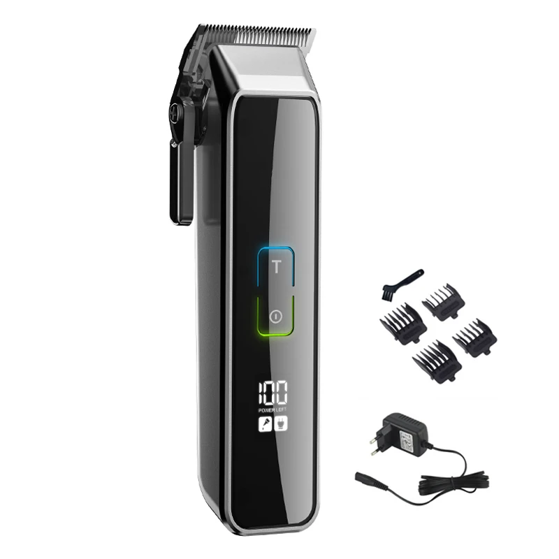 Professional Stainless Steel Hair Clipper Grooming Kit Low Noise High Speed Hair Trimmers Hair Removal Appliance