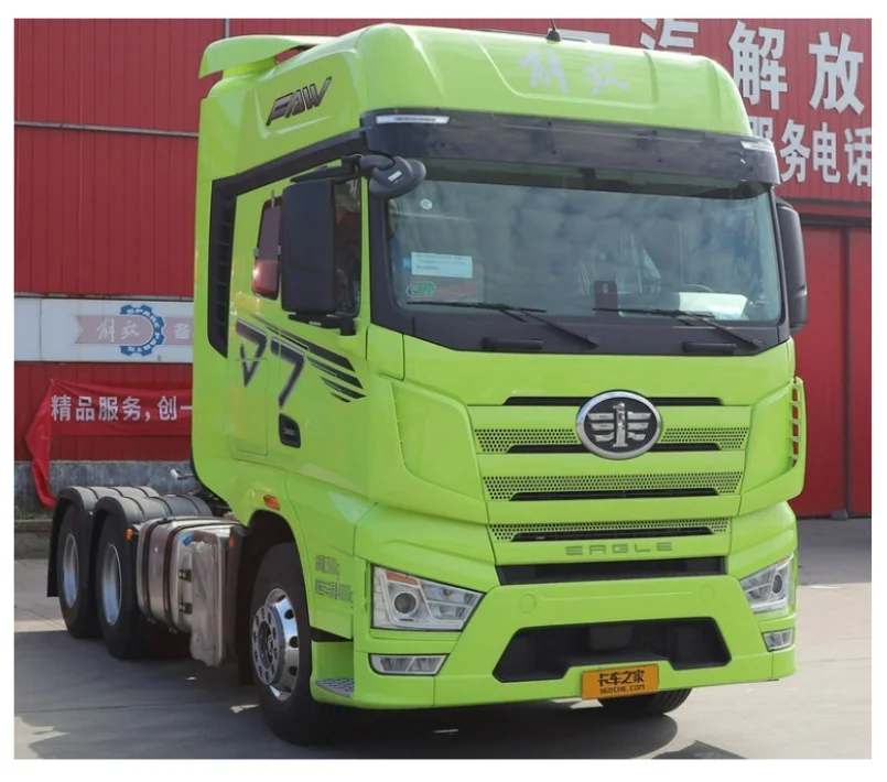 Professional Manufacture Cheap Brand New Engine High Torque Faw CNG Trucks 6x4 380HP Tractor Truck