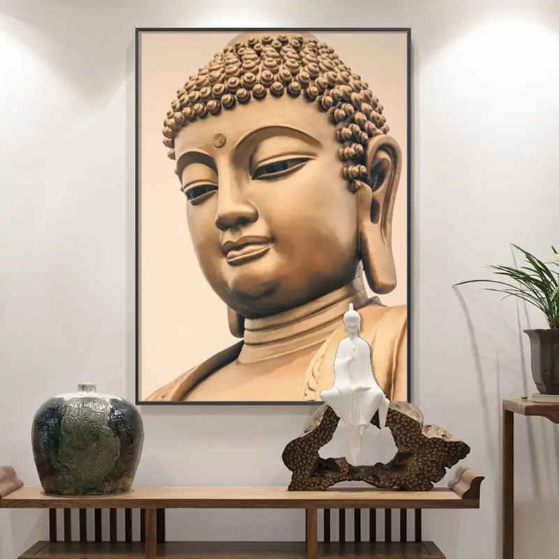 Modern Buddha Painting on Canvas Wall Art Zen Art Decor Modern Abstract Home Decoration 100% Hand Painted Oil Paintings