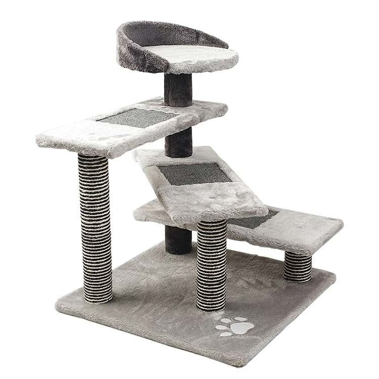 Pet cat supplies sisal cat shelf cat jumping platform pet funny tower toy