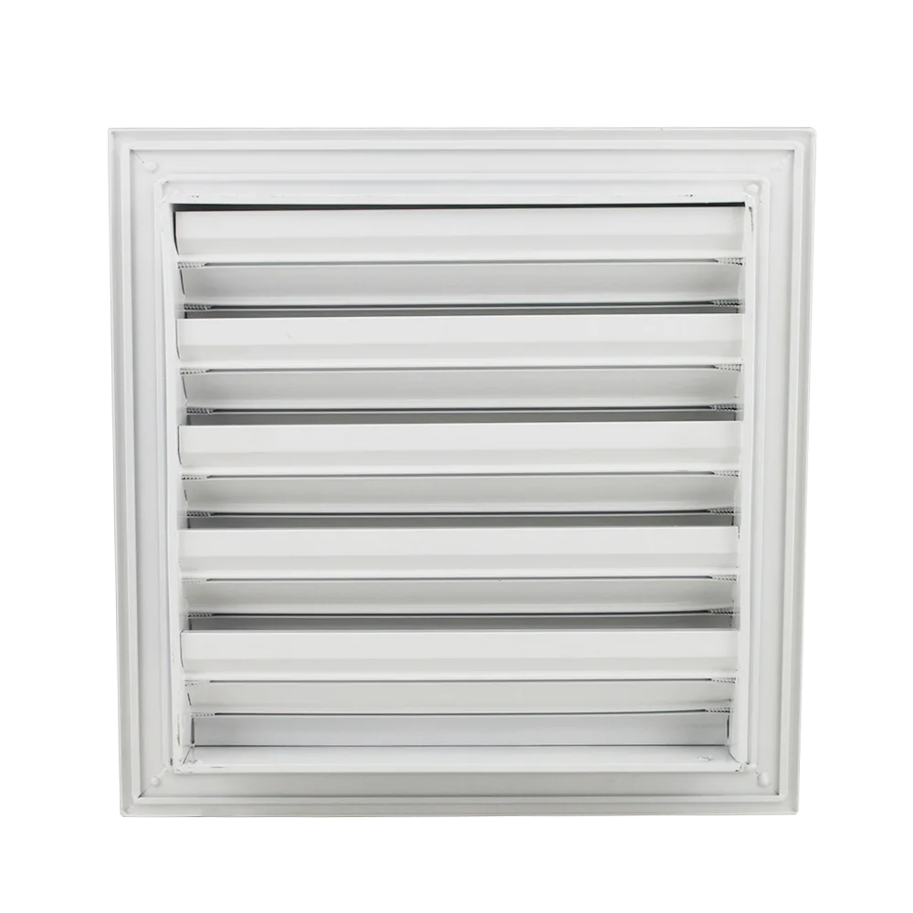 Ventilation waterproof aluminum fixed louver fence window air vent
