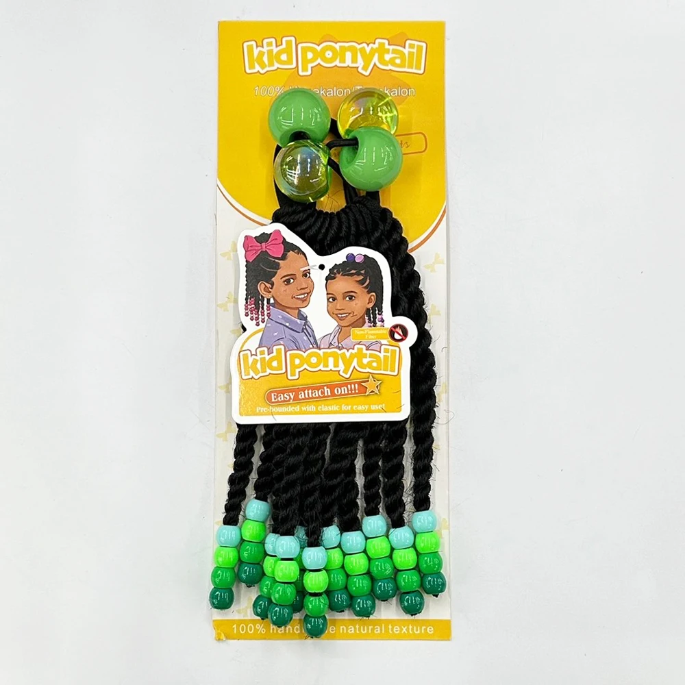 Vivian hair ponies for girls hair bow glitter shinny shining glow in dark night luminous fluorescent hair accesories- for girls