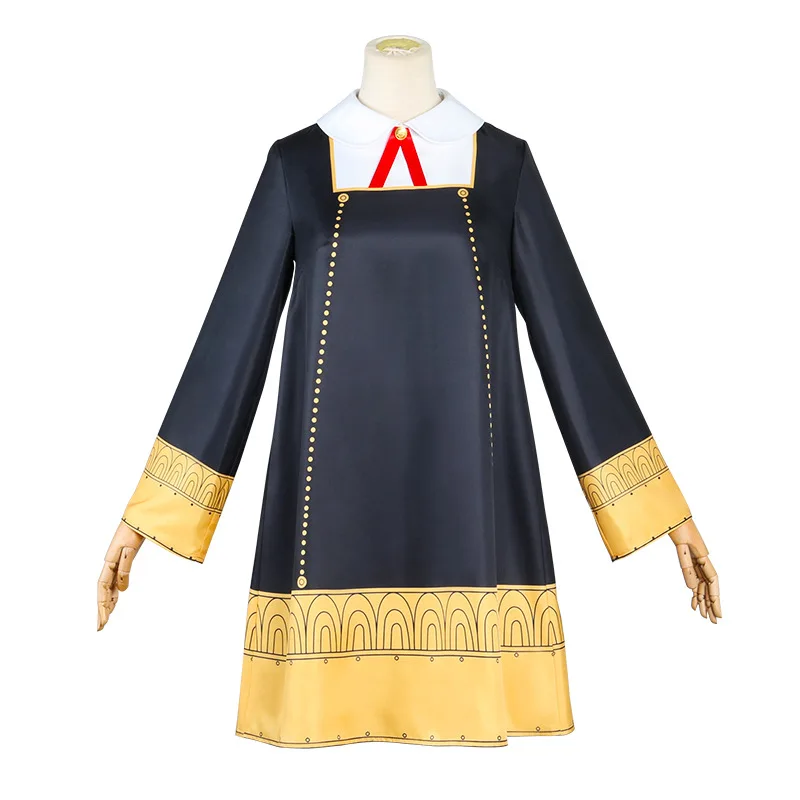 Anime SPY X FAMILY Anya Forger Cosplay Costume Dress Uniform  for Halloween Carnival Party