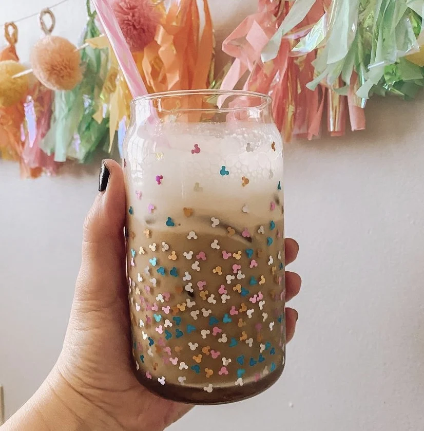 Wholesale Custom Logo Amazon Best Seller Cheap German Steins Beer Can hape Glass with Bamboo Lid Straw