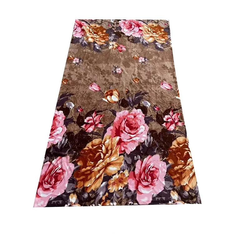 Wholesale Microfiber Printing 100% Polyester Single-sided Printed Flannel Print Design Fabric