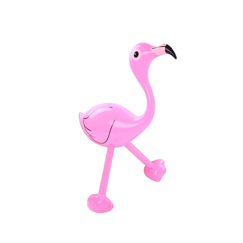 2025 New Product Kids Playing Toys Durable PVC Inflatable Flamingo Toy with Enhanced Thickened Smooth Safety Edges
