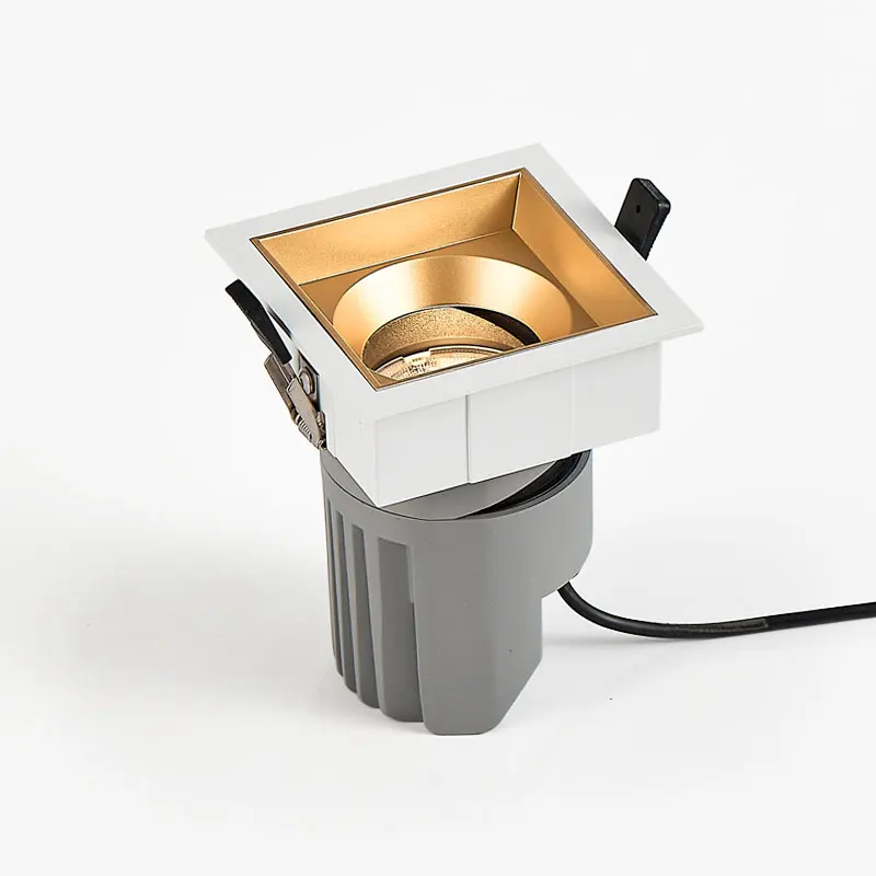 LED Ceiling Downlights 10W 15W Square LED Recessed Ceiling Light Anti-glare Spotlight Recessed Spotlight