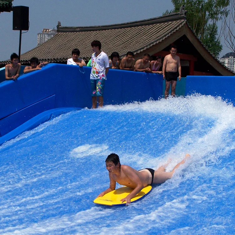 artificial surfing machine with water