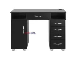 cheap salon furniture high quality  ready to ship manicure table whole nail table with vacuum