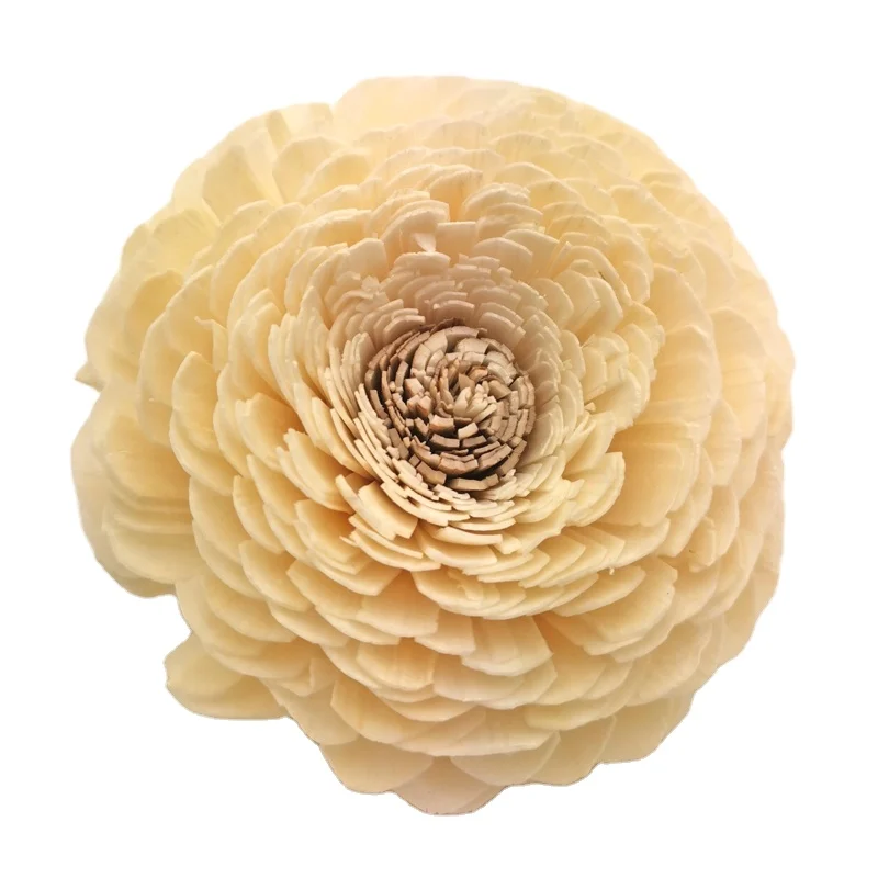 Custom AP handmade wood decorative for dried flower with cotton string