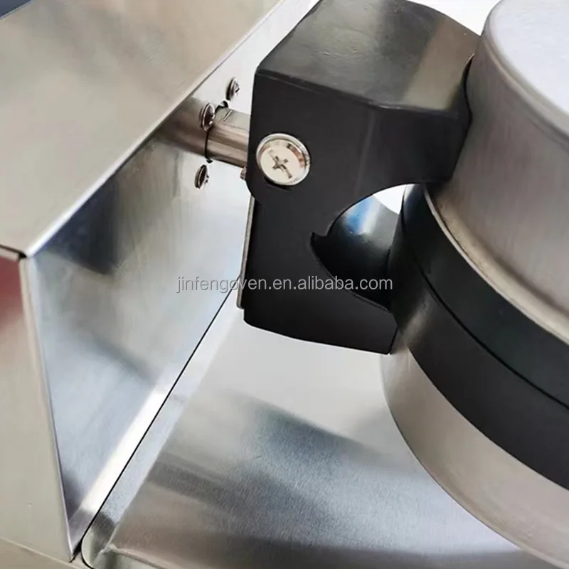 Electric waffle maker machine Non-stick Single Waffle Maker Commercial Belgian Waffle Baker with Timer & Temperature control