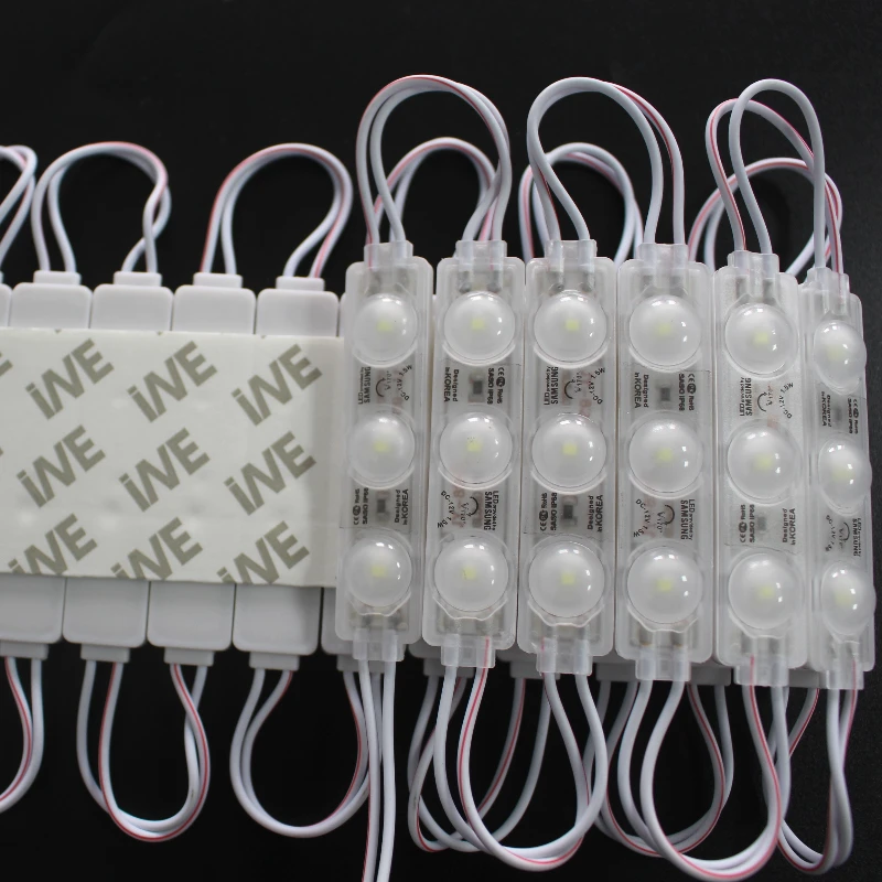 Promotional High Quality Super Bright Ultrasonic 3led White Led Module Cold Light Dc 12V Led Modules For Signs