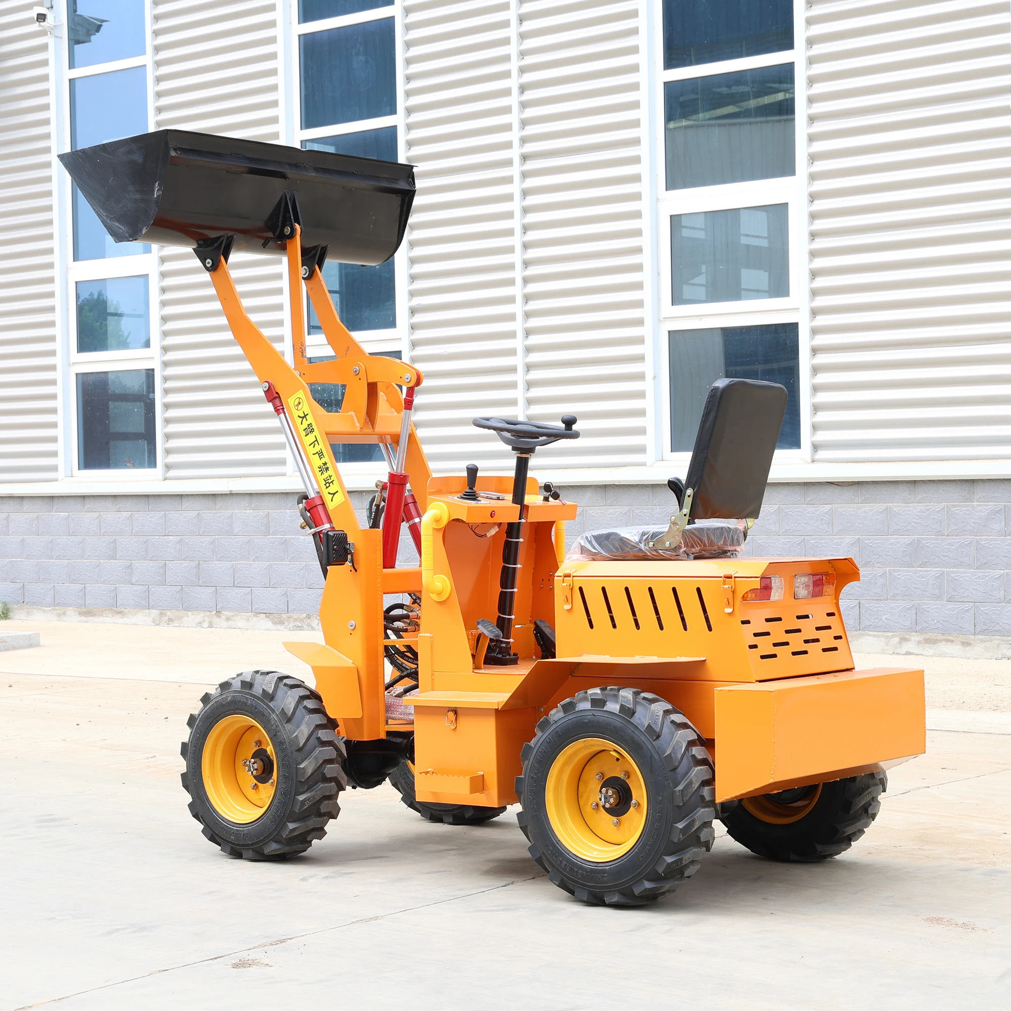 Multifunctional Articulated Compact Small Forklift Telescopic Wheel Electric Loader