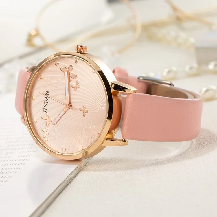 Лидер продаж, часы-браслет с бабочкой, женские цифровые часы с ремешком из ПУ кожи