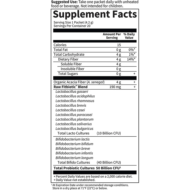 Китайский завод, прямые продажи, оптовая цена, контроль веса, здоровое пищеварение, пробиотический порошок