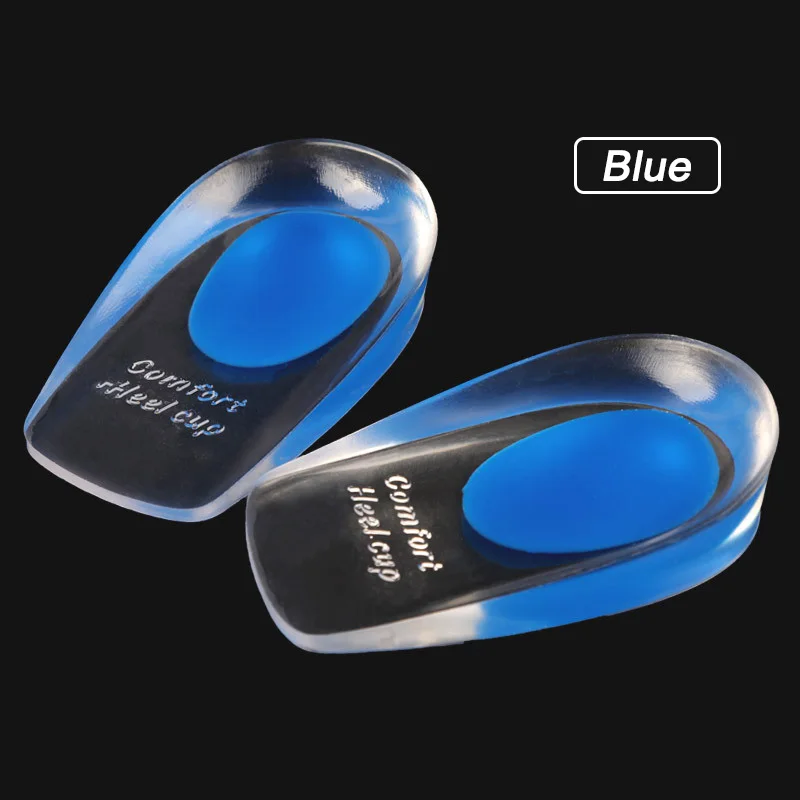 Silicone Gel Adjustable Orthotic Back of Heel Spur Cushion Inserts Shoe Pad