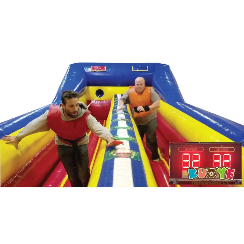 Комбинированная надувная игра «bungee run» и «battle light»