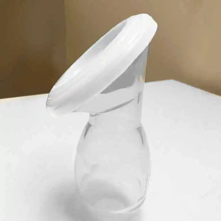 High Quality BPA-free Manual Pattern Lactation Women Silicone Breast Milk Collector For Baby Nursing