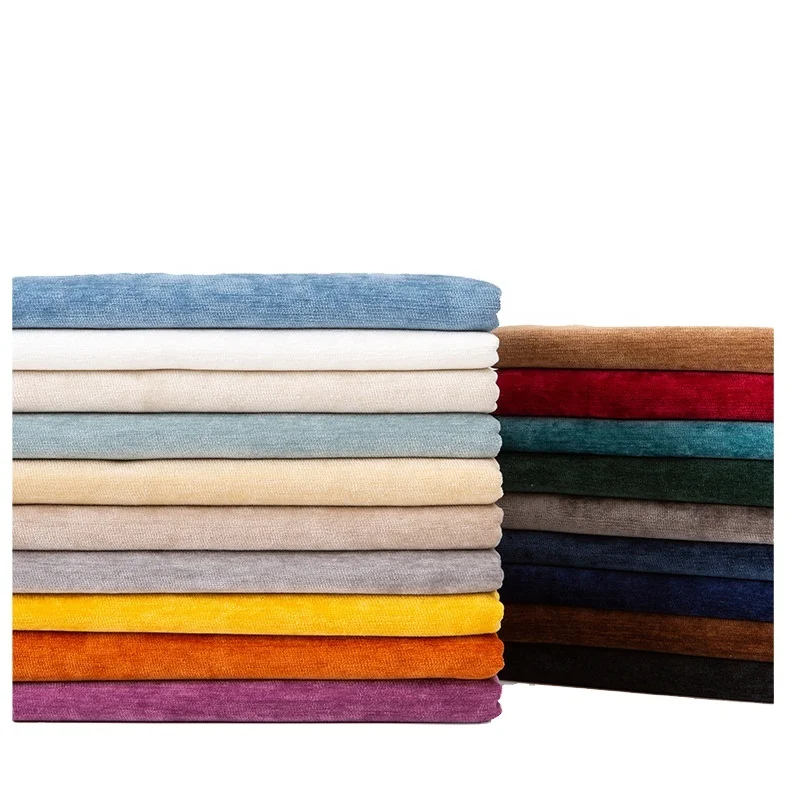 wholesale new upholstery chenille fabric manufacturer furniture fabric for sofa