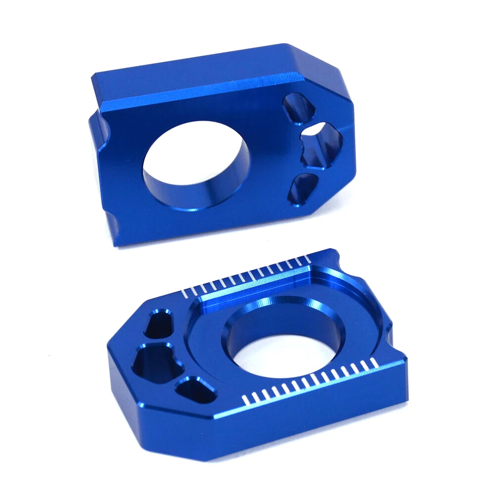 Best Sell Motorcycle CNC Rear Axle Block Chain Adjuster For YAMAHA YZ125 YZ250 YZ250F YZ450F YZ125X