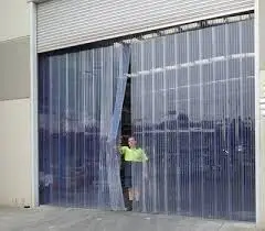 Cold Room 3m Length 2mm Thickness 20cm Width Clear PVC Strips Transparent Curtains