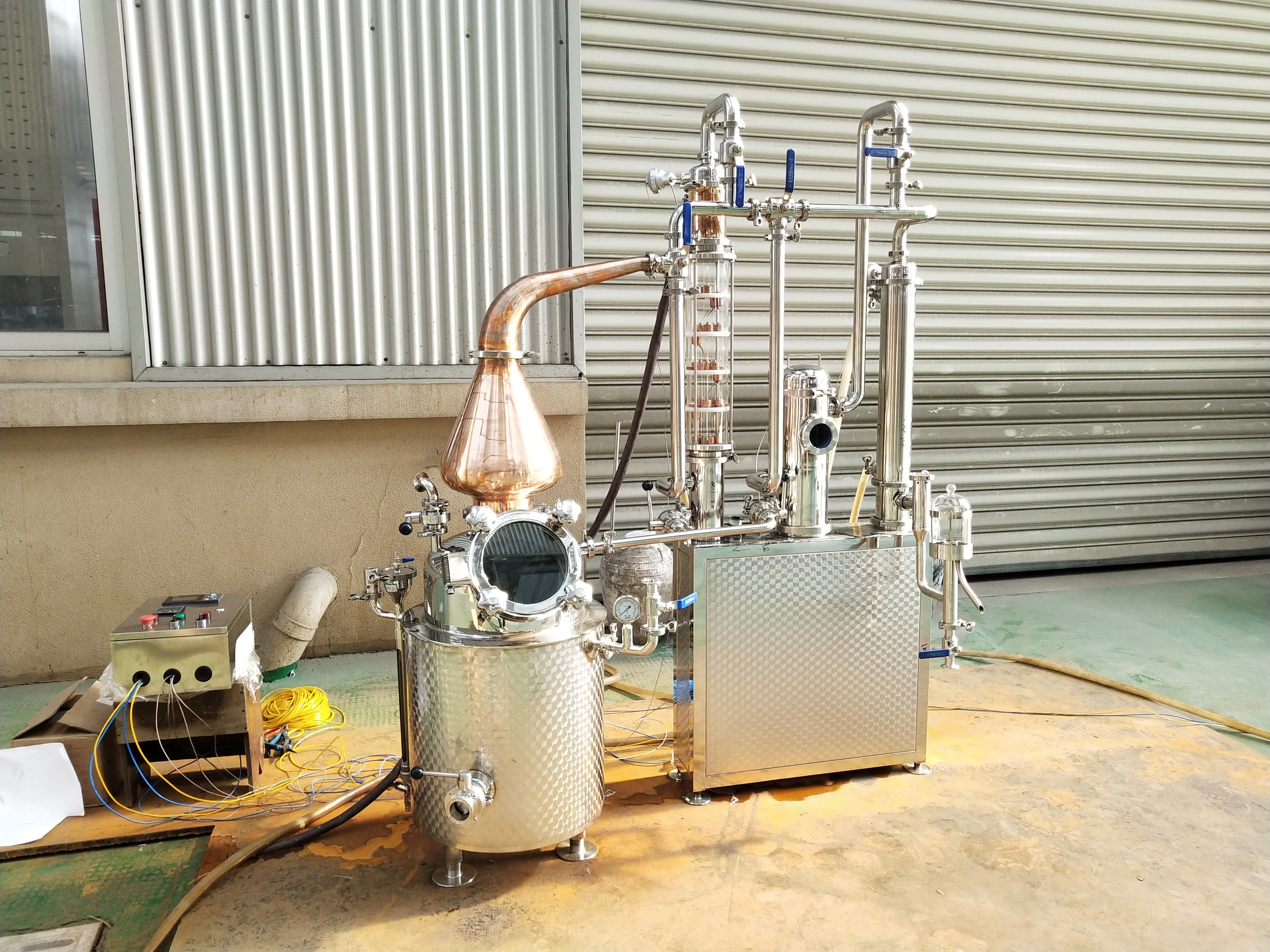 50l electric home refeux alcohol distiller make gin, whiskey, rum