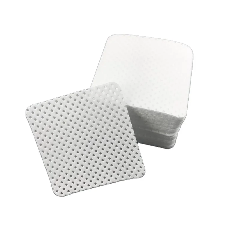
Disposable Lint Free Nonwoven Melt Blown Polypropylene Industrial Polish Nail Gel Remove Pads Wipes 