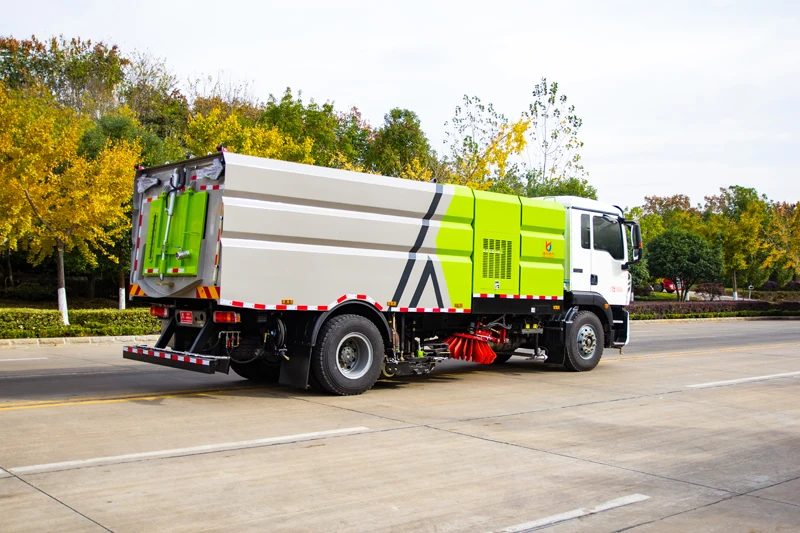 China can customize 4*2 Heavy Duty Truck Haworth 16 cu.m. Sweeper Road Cleaning Vehicle City Sanitation Vehicle