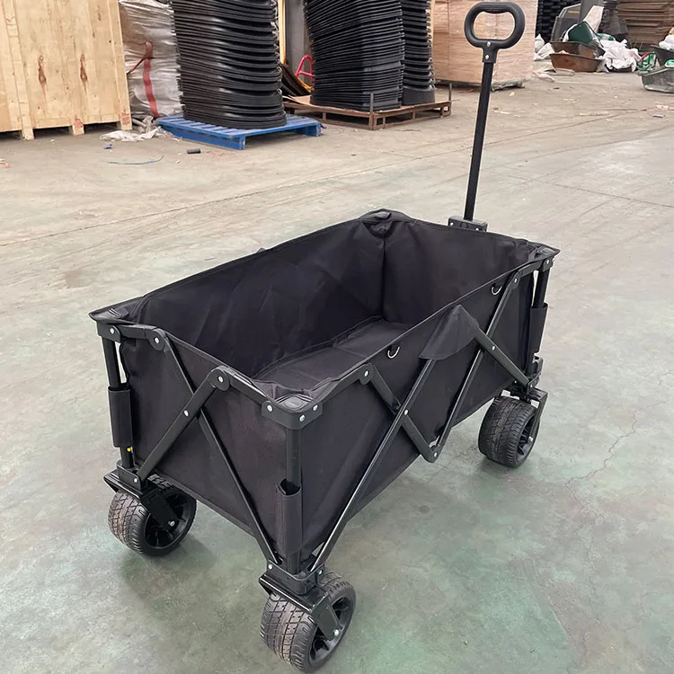 Foldable Wagon Kids Beach Trolley Hand Pull Toy Carts For Kids And Cargo