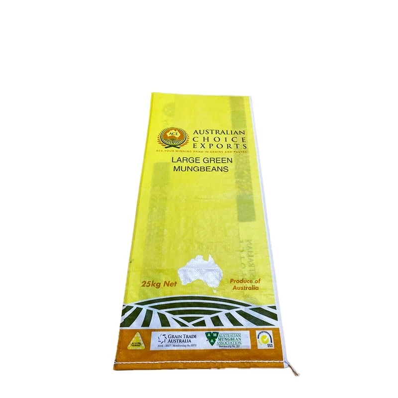 Мешок для упаковки сельскохозяйственных семян 5 кг 20 водонепроницаемый полипропиленовый ламинированный тканый зерновой мешок