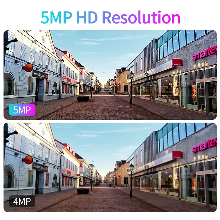 HITOSINO OEM HIKVISON 8 Channel POE H.265 4K NVR 5MP Built-in Mic Motion Detection Surveillance Camera System