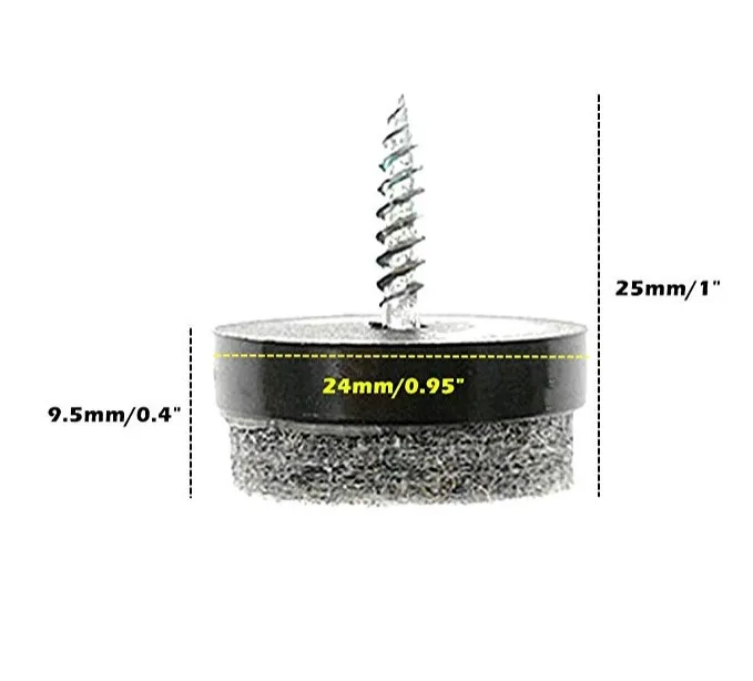 Аксессуары для мебели, винтовые Войлочные подкладки для ножек стула