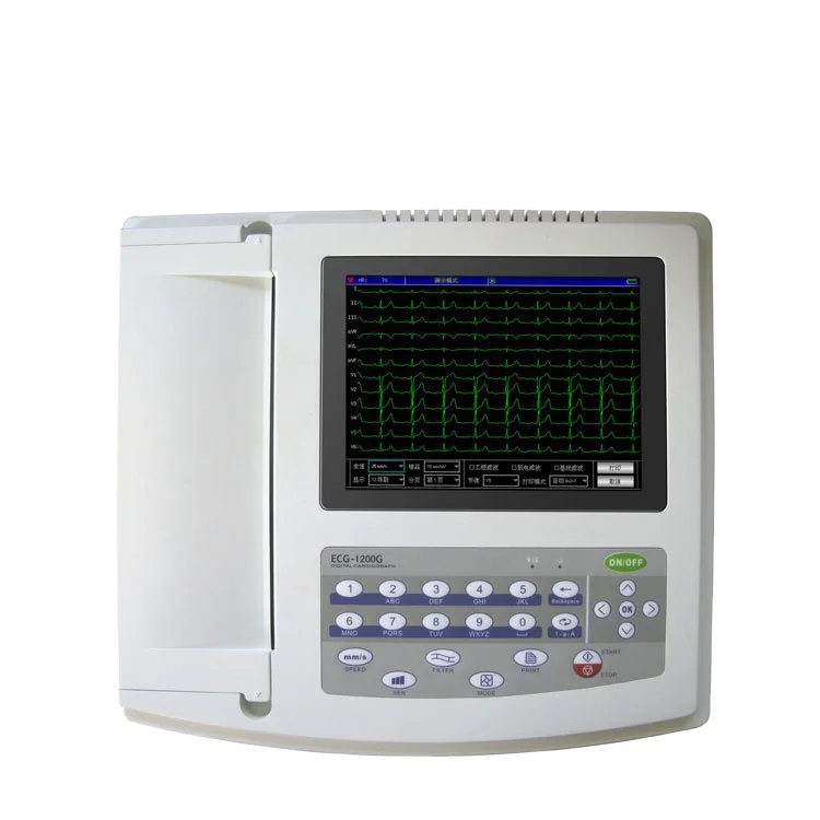 CONTEC CE ECG1200G cardiograph electrocardiogram 12 channel pc ekg ecg with annotation