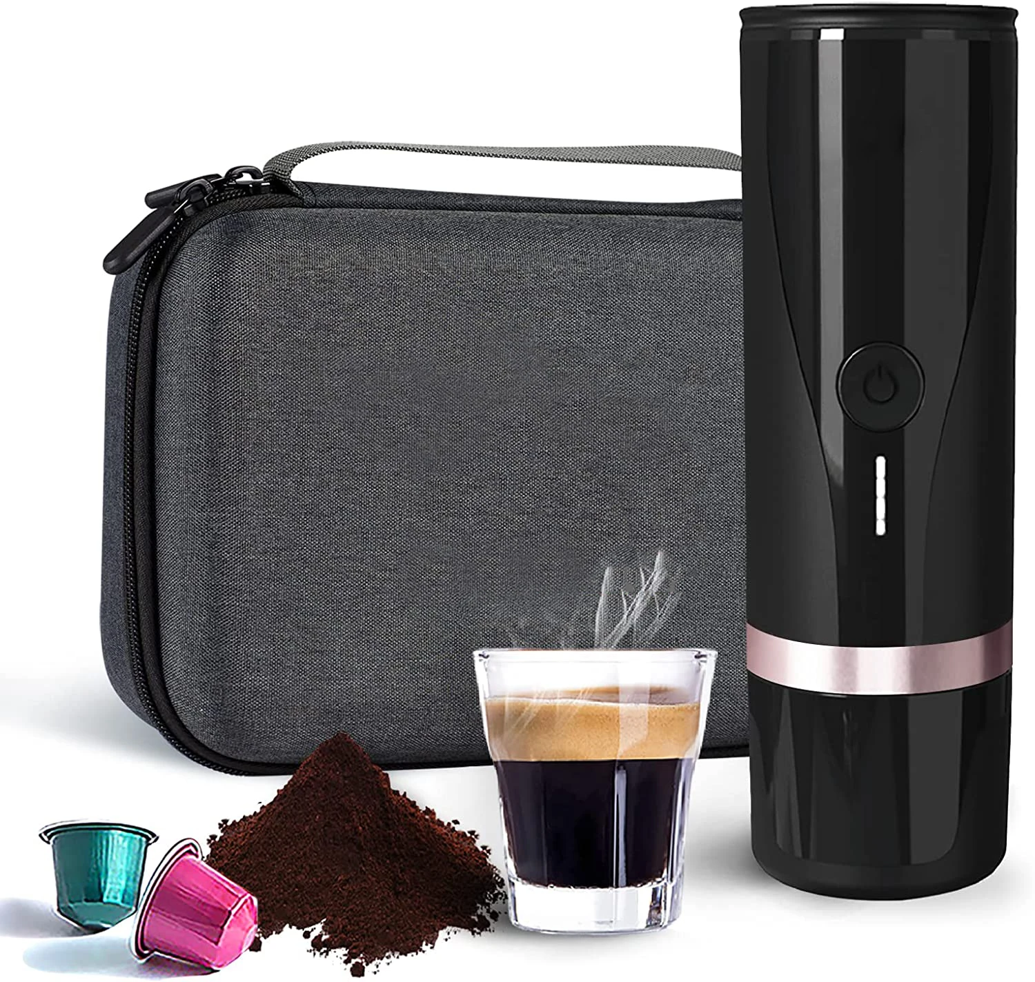 Factory direct portable coffee machine set of packaging  for Christmas gift cafetera capsule 12v