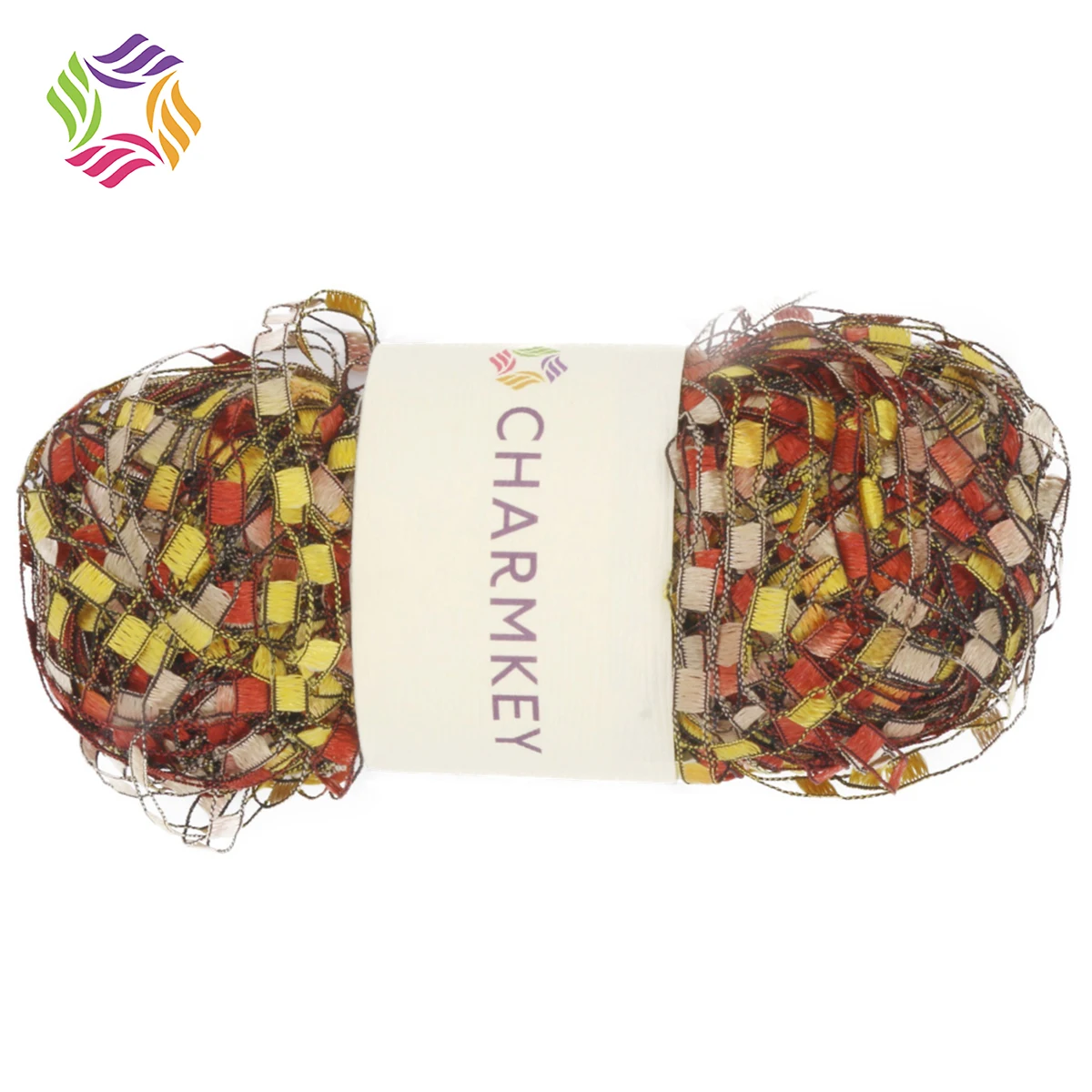 Factory Direct Selling 50g Ball 100%Polyester Trail Ladder Hand Knitting Yarn For Crochet